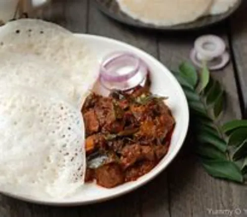 Beef Roast with Appam (4 Nos)